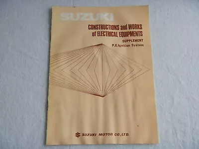 1971 Suzuki TS 185 250 TM 400 CDI Ignition Supplement Manual • $34.99