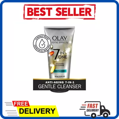 Olay Total Effects Face Wash 7 In 1 Foaming Cleanser 5.0 Fl Oz (Pack Of 1) • $9.99