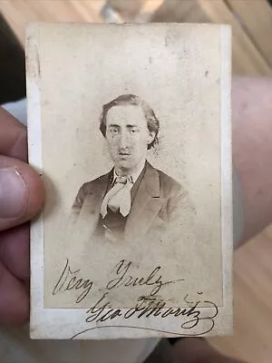 Rare OLD CDV PHOTO Of George F Moritz St Louis Bookbinder Publisher • $0.99