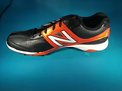 New Balance MB4040BO Baseball Metal Cleat BLACK/ORANGE Men Shoe US 16 D Orioles • $26.95