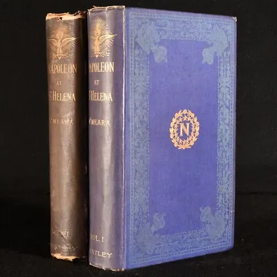 1888 2vol Napoleon At St. Helena Barry Edward O'Meara Illustrated Cloth Bonap... • £117