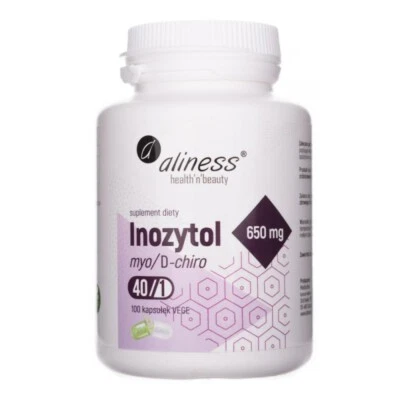 £9.75 • Buy Aliness Inositol Myo/D-chiro 40/1 650 Mg - 100 Capsules