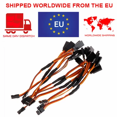 £3.53 • Buy RC Servo Splitter Y Cable Male To Female Extension Lead Cable JR, Futaba Wire 