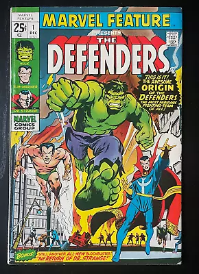 Marvel Feature #1 - 1st Appearance Of Defenders - Nice Mid Grade Copy - See Pics • $119.99