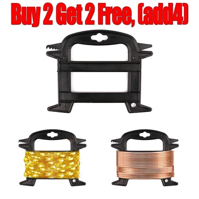 £2.99 • Buy Christmas String Light Reel Holder Cable Organiser Storage Rack Tangle Free Tidy