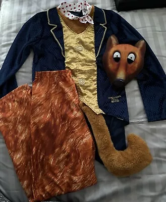 Boys Fantastic Mr Fox Fancy Dress Costume World Book Day Age 9/10 • £3