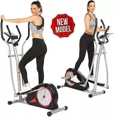 Elliptical Machines For 2IN1.Magnetic Cross Trainer With10-Level Resistance+LCD • $117.99