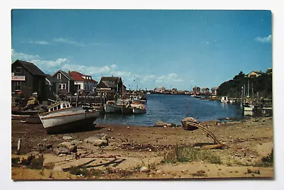 Menemsha Port Fishermen Island Martha Vineyard Massachusetts Postcard Chrome • $6.25