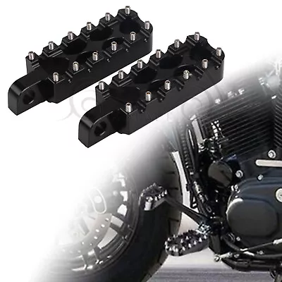$25.98 • Buy MX Style Foot Pegs Rest Pedal For Harley Electra Glide V-Rod VRSCA Softail Slim