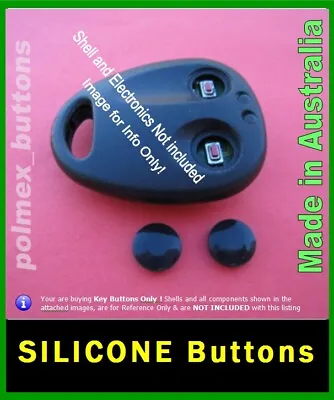 $14.50 • Buy Fits Holden Jackaroo Rodeo Remote Key - 2 Repair Silicone Buttons (1 Set)