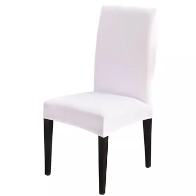 $5.99 • Buy Dining Chair Covers Stretch Spandex Protector Slipcover Washable Banquet Party