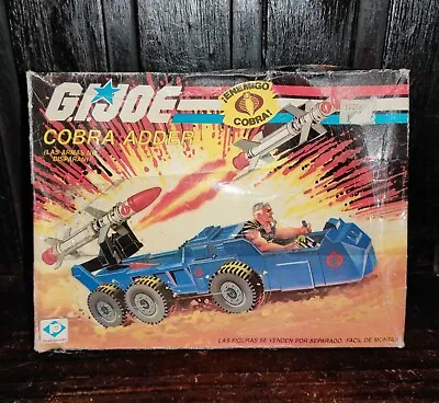 Vintage Ultra Rare Gi Joe Cobra Adder Vehicle Plastirama Argentina Hasbro Nib  • $99.90
