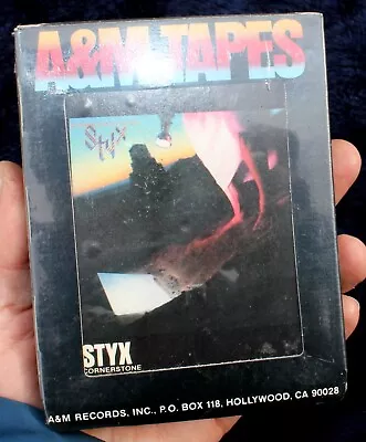 STYX  Cornerstone   A&M 8 TRACK TAPE SEALED NEW!!! • $24.99