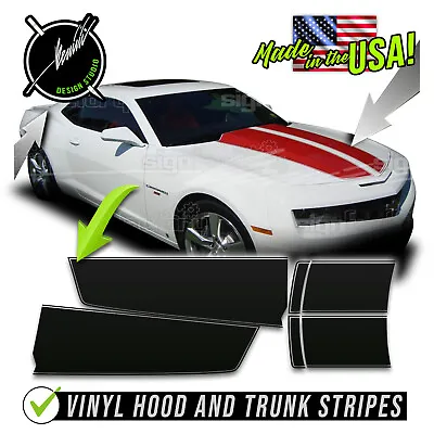 Rally Racing Stripes Hood & Trunk Fits- 2009 2010-2015 Camaro RS SS  • $59.99