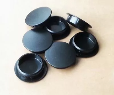 £3.01 • Buy 30mm X 25mm Hole Plugs Plastic Blanking Masking Finishing Inserts / Black 