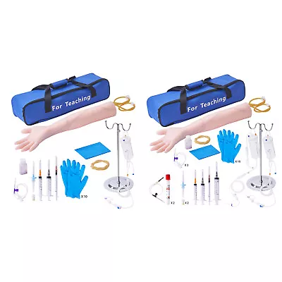VEVOR IV Practice Kit Phlebotomy Venipuncture Practice Arm For Students Nurses • $59.99