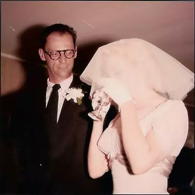 1956 Marilyn Monroe & Arthur Miller Candid Wedding Photograph By Milton Greene • $3000