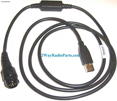 Real OEM Motorola MotoTRBO Programming Cable USB HKN6184 C XPR5550 E XPR4550 • $77.95