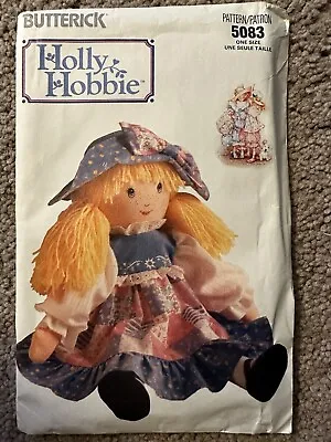 VINTAGE Butterick #5083 Holly Hobbie Cloth Doll Toy Pattern • $5