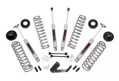 Rough Country 3.25  Lift Kit For 2007-2018 Jeep Wrangler JK | 4-Door - PERF694 • $449.95