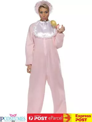 Pink Baby Girl Romper Adult Party Fancy Dress Suit Funny Unisex Costume • $50