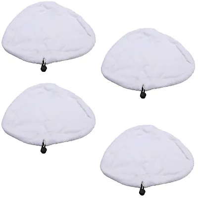 4 X Vax S87-CX1-B S87-T1-B Steam Mop Hard Floor Microfibre Cleaning Pads Covers • £6.95