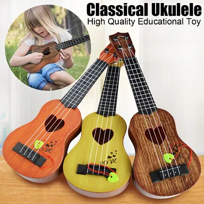 $14.23 • Buy Classical Ukulele Guitar Educational Musical Instrument Toy For Beginner&Kids