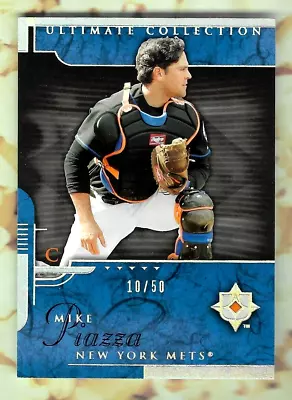 Mike Piazza 2005 Upper Deck Ultimate Collection Sp Insert Card #10/50 Mlb Hof • $16.50