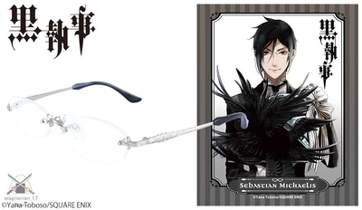 $199.99 • Buy Black Butler Sebastian Michaelis Model Glasses Flame Eye Mirror Cosplay