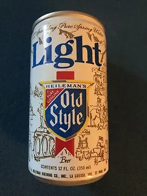 Vtg Heileman's Old Style Pure Genuine Light Pull Tab Aluminum 12oz. Old Beer Can • $4