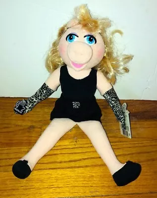 Miss Piggy Plush Doll Leopard Gloves 15  VTG 1998 Applause Kermit Collection NWT • $19.99