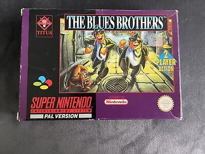 £25 • Buy SNES Super Nintendo Blues Brothers Pal Complete CIB UKV