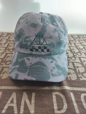 Vans Off The Wall Harry Potter Deathly Hallows Cap Hat Tie Dye Hogwarts Gryffind • £9