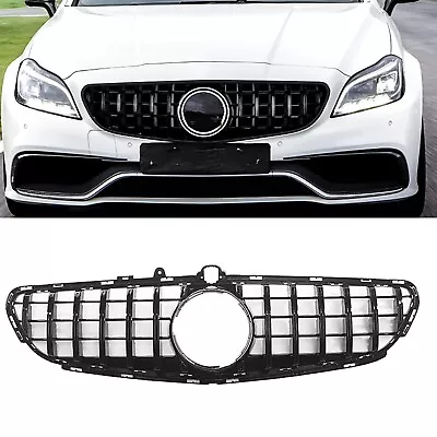 Front Grill For Mercedes Benz CLS-Class CLS 63 AMG C218 W218  GT R  2015-17 BLK • $275.07