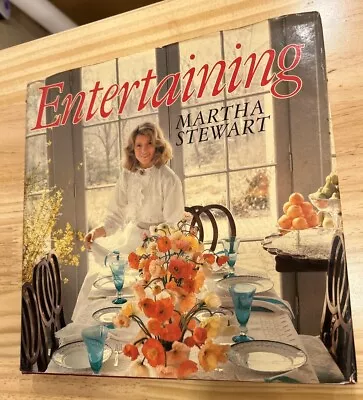 Entertaining Martha Stewart 1982 - Hardcover Acceptable Condition 💨 Shipping • $129.99