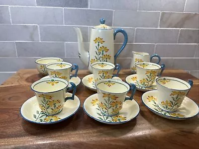 Vintage Royal Crown Staffordshire Miniature Tea Set  Flowers 6 Place Settings • $125