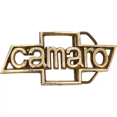 Brass Z28 Chevy Chevrolet Camaro Ss Iroc Muscle Car 1970s Vintage Belt Buckle • $40