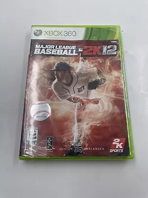 BRAND NEW Major League Baseball 2K12 - Xbox 360 Factory Sealed • $34.95