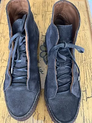 RARE John Varvatos 315 NEW Gray Suede Men's High Sneakers Boots US 9-9.5 $698 • $150