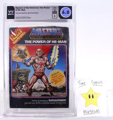 Masters Of The Universe The Power Of He-Man Intellivision Atari New WATA 6.0 A • $251.99