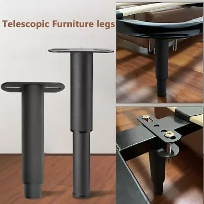 $11.90 • Buy 1Pcs Furniture Feet Legs Adjustable Cabinet Sofa Leg Telescopic Bed Table Feet
