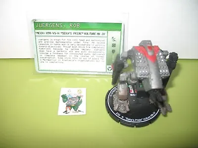 =Mechwarrior WOLF HUNTERS  Seka's Pride  Vulture Mk IV 075 With Grenn Card 47 = • $65