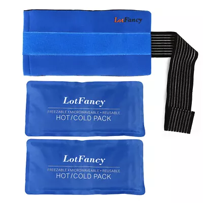 Knee Heat Wrap Gel Ice Pack Hot/ Cold Therapy Injuries First Aid Head Neck Ankle • $14.99