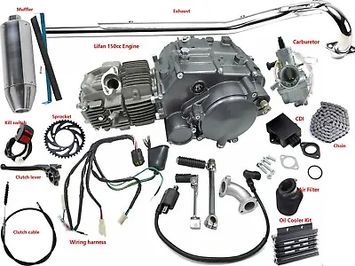 Racing Lifan 150cc Engine Motor Kit For Honda CT 110cc 125cc 140 Pit Dirt Bike • $611.68