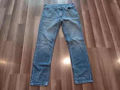 Levis 511 Mens Size 30X30 (actual SZ 29X28) Blue Worn Jeans. • $23.95