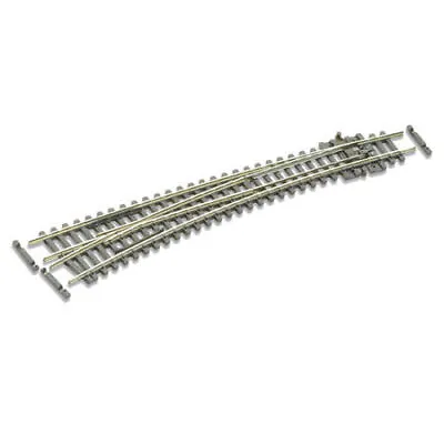 Peco SL-E387F N-Scale Code 55 Curved Double Radius Left-Hand Turnout Electrofrog • $26.77