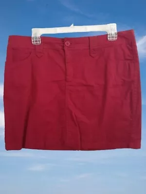 St. John's Bay Stretch RED Skort Golf Athleisure Size 14/12 34 In Waist  • $20