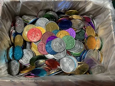 10+ Lbs Of Mixed Mardi Gras Doubloon LOT - CLEAN Great To Throw Or Collect! • $39.99