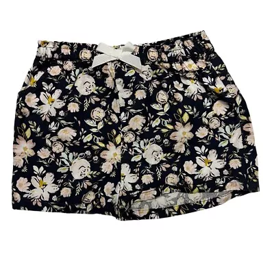 Girls Zara Shorts Size 4T Navy Blue Floral • $4