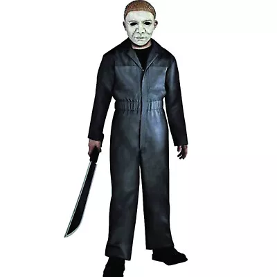 Halloween 2 Michael Myers Blue Jumpsuit W/ Mask  Child M 8-10 Costume • $44.99